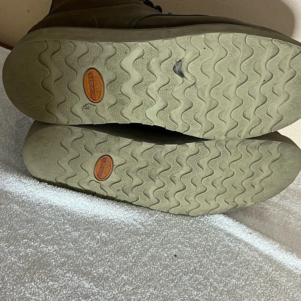 Lugz High Top Safety Steel Toe Boots Sz 10W